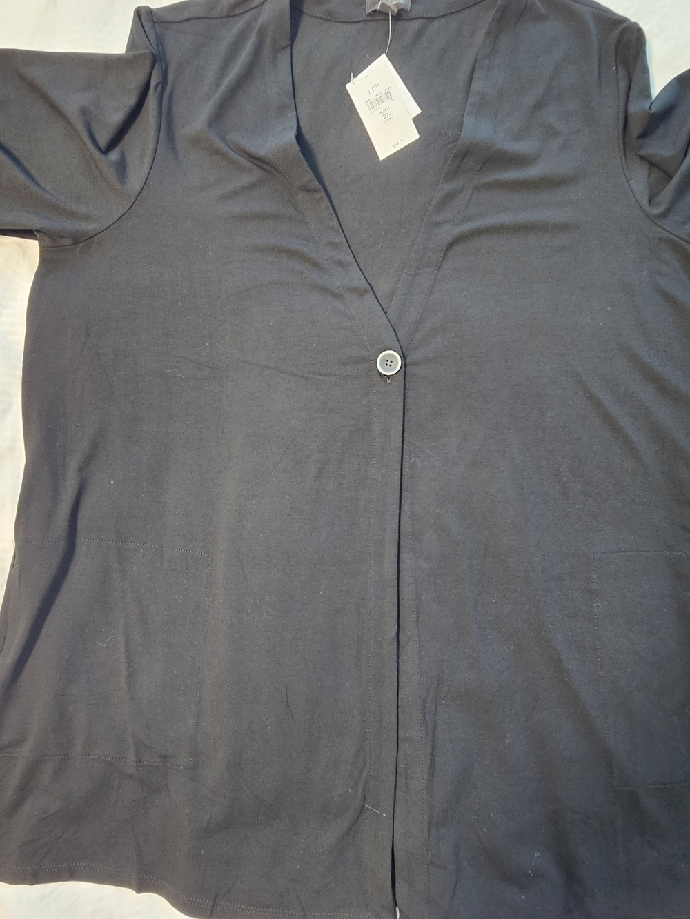 J. Jill Women's Black Cardigan Style Top Size 2X - Picture 2 of 8